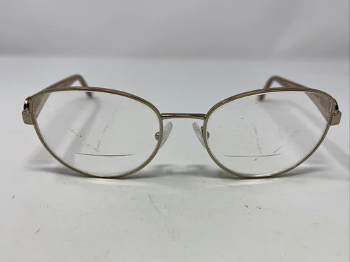 Versace MOD. 1246-B 1052 Gold Eyeglasses Frames 52-17 135 Italy Designer Women